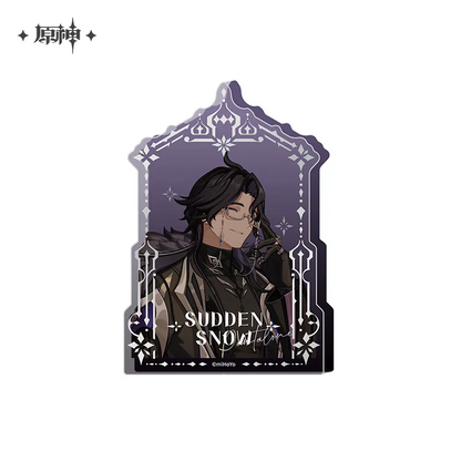 Genshin Impact Sudden Snow Series Merch Thick Acrylic Ornament