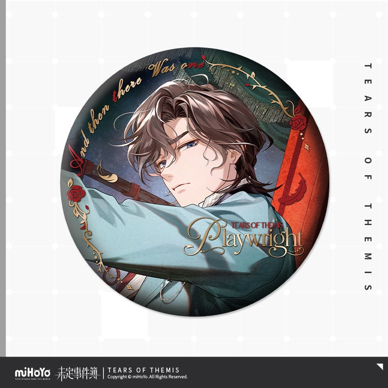 Tears of Themis Love & Wanderlust Series And Then There Was One Sereis Tinplate Badges & Decorative Chains
