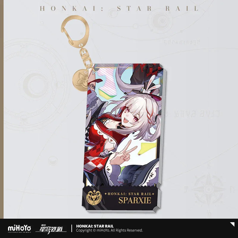 Honkai: Star Rail The Elation Character Warp Artwork Acrylic Keychain