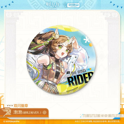 Arknights Glittering Shikishi Badge (Entelechia, Blaze the Igniting Spark, Bubble, Xingzhu) Bubble (The Wind Rider Ver.) ACG Go Anime www.acg-go.com Arknights, Badge, Blaze the Igniting Spark, Bubble, Entelechia, Xingzhu