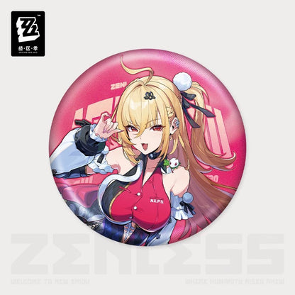 Zenless Zone Zero Artwork Series Metropolitan Order Division Tinplate Badge