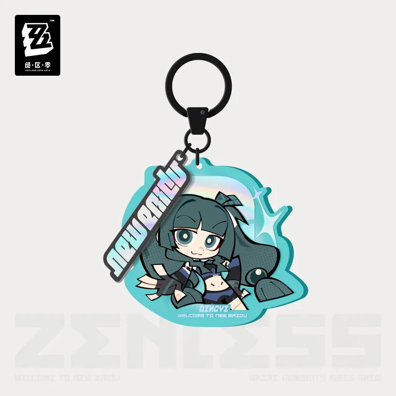 New Eridu Series Criminal Investigation Special Response Team Chibi Acrylic Pendant