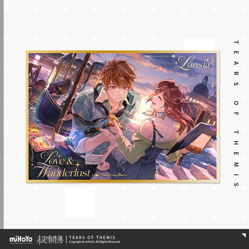 Tears of Themis Love & Wanderlust Series PET Shikishi Cardboard