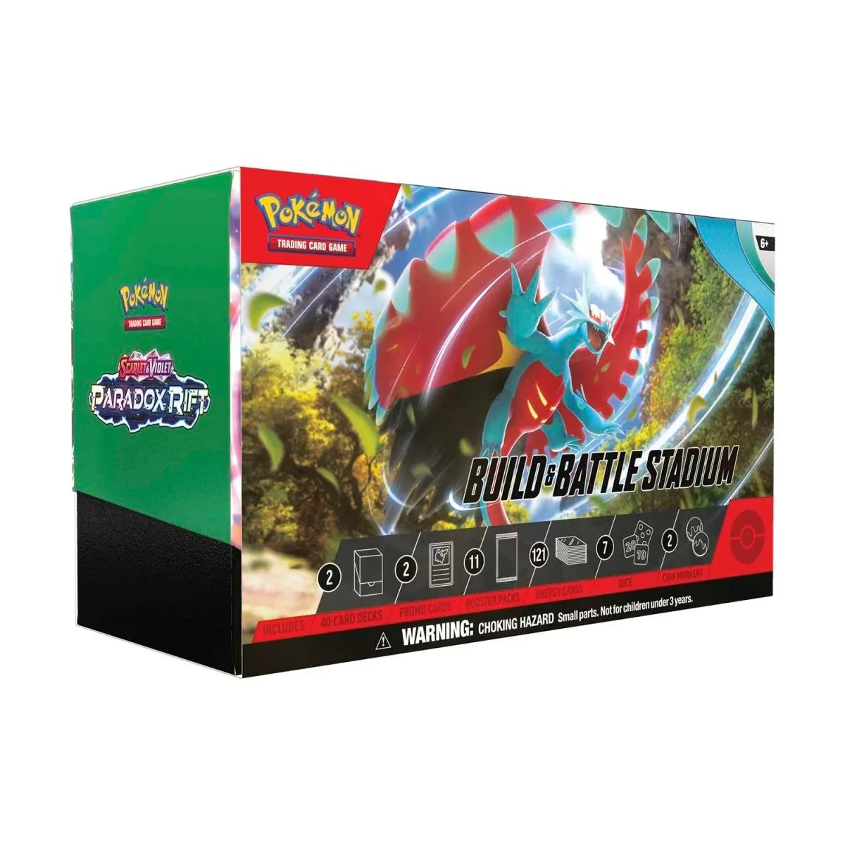 Trading Card Game (TCG): Scarlet & Violet - Paradox Rift Build & Battle Stadium Pokémon All Packs (40 pc) ACG Go Anime www.acg-go.com Pokémon, TCG