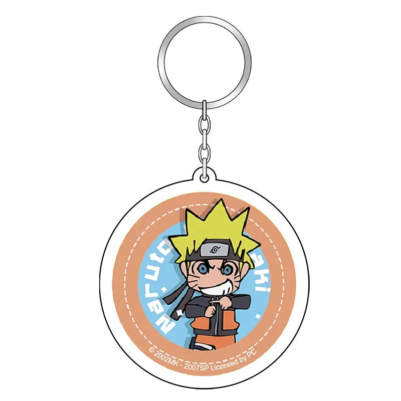 Keychain (Circle) Naruto Uzumaki Naruto ACG Go Anime www.acg-go.com Hatake Kakashi, Naruto Uzumaki, Pendant & Keychain, Sasuke Uchiha