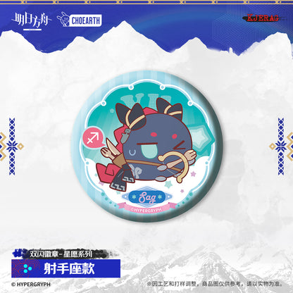Echo of Snowy Mountain Series Double Shikishi Badge Constellation Ver.