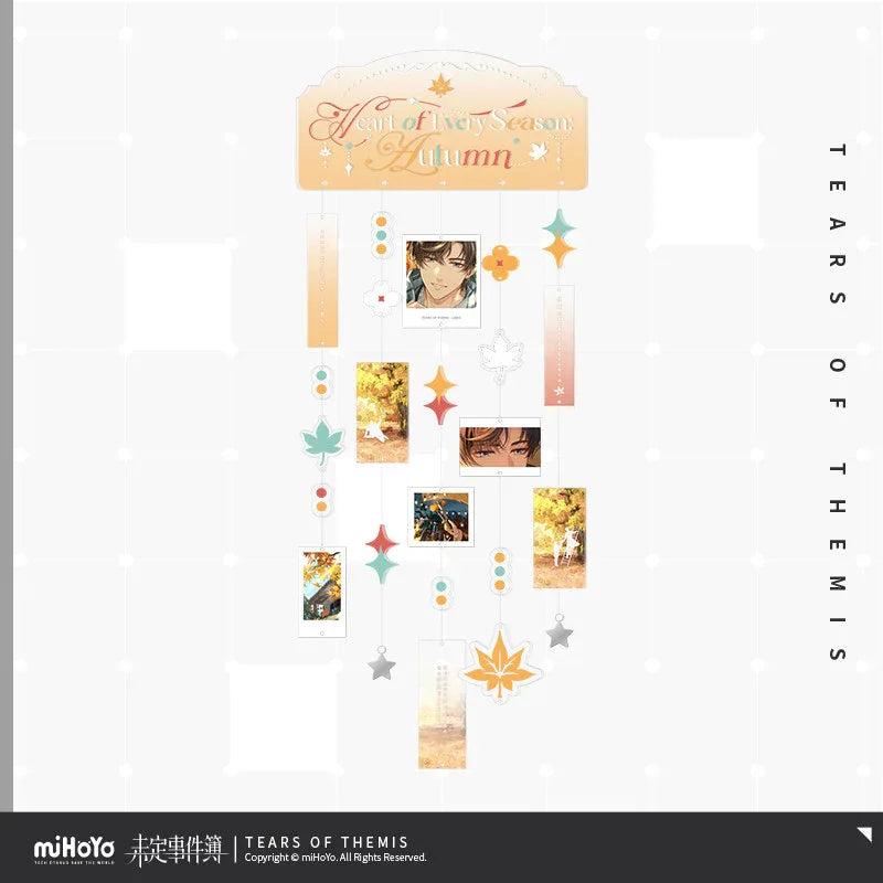 Tears of Themis Heart of Every Seasons Series Acrylic Wind Chime Kit Artem Wing ACG Go Anime www.acg-go.com Artem Wing, Luke Pearce, Marius von Hagen, Pendant & Keychain, Tears of Themis, Vyn Richter