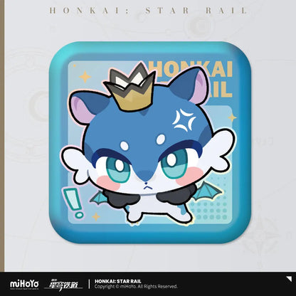 Honkai: Star Rail Pom-Pom Exhibition Series Square Tinplate Badge