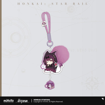Honkai: Star Rail Girls' Dormitory Series Chibi Acrylic Keychain