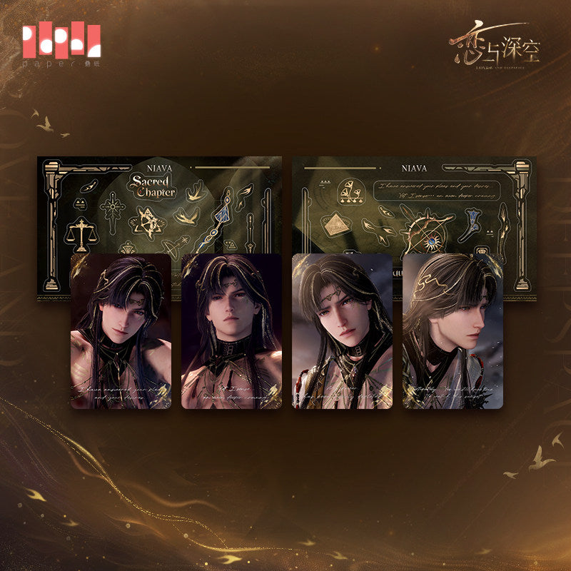 Love and Deepspace Zayne Edge of Continuum Series Shikishi Photocard Set
