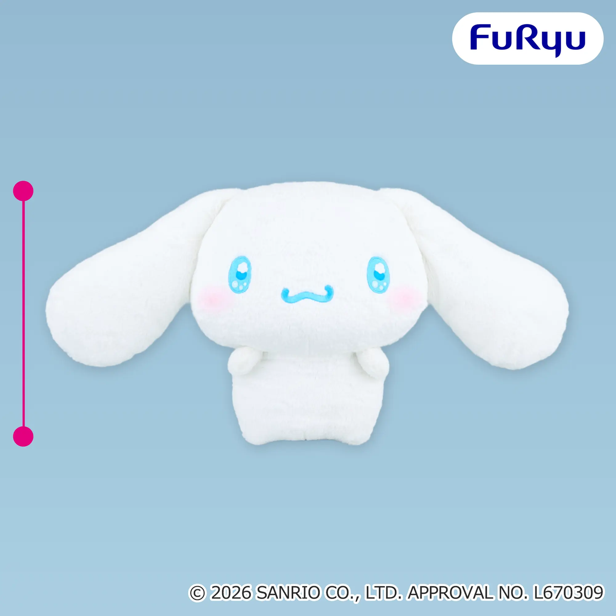 FuRyu Cinnamoroll Dakko Dakko! Ultra BIG Plush Toy