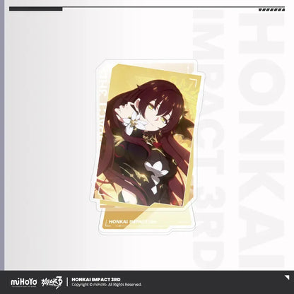 Animated Video Clip CG Acrylic Stand Honkai Impact 3rd Eden ACG Go Anime www.acg-go.com Aponia, Eden, Elysia, Griseo, Honkai Impact 3rd, Hua, Kalpas, Kevin, Kosma, Mobius, Pardofelis, Sakura, Stand, Su, Vill-V