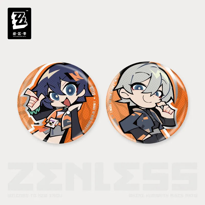New Eridu Series Proxies Chibi Tinplate Badge