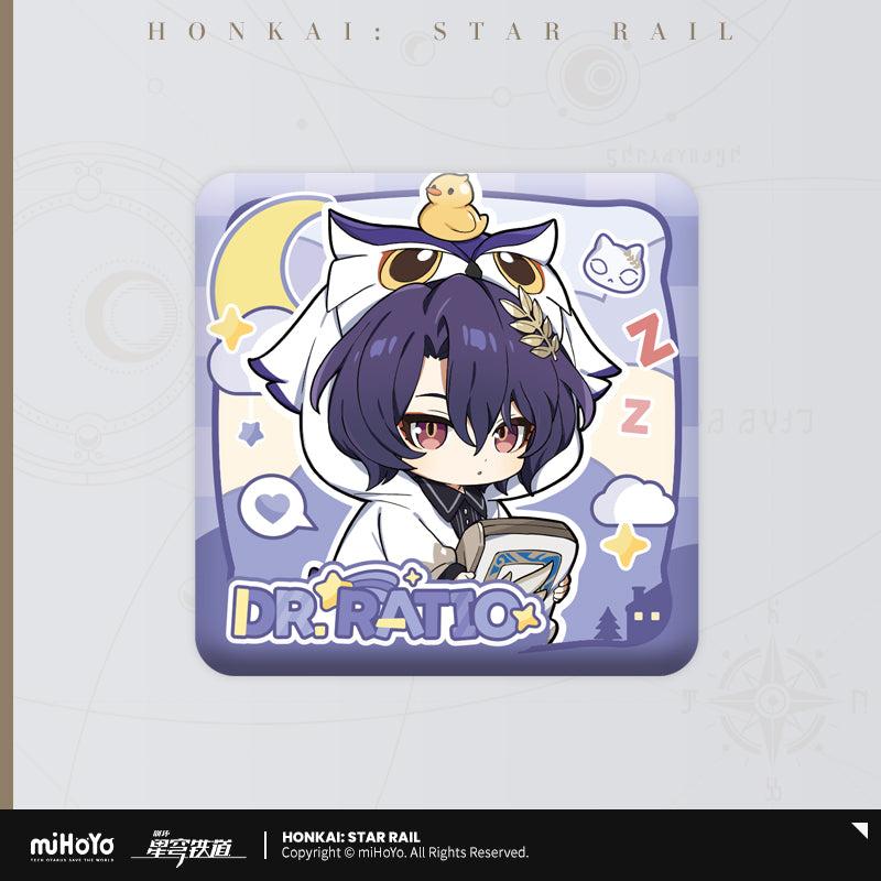 Boys Dormitory Series Chibi Square Badge