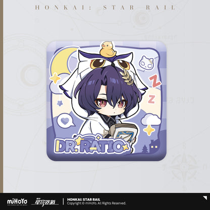 Boys Dormitory Series Chibi Square Badge