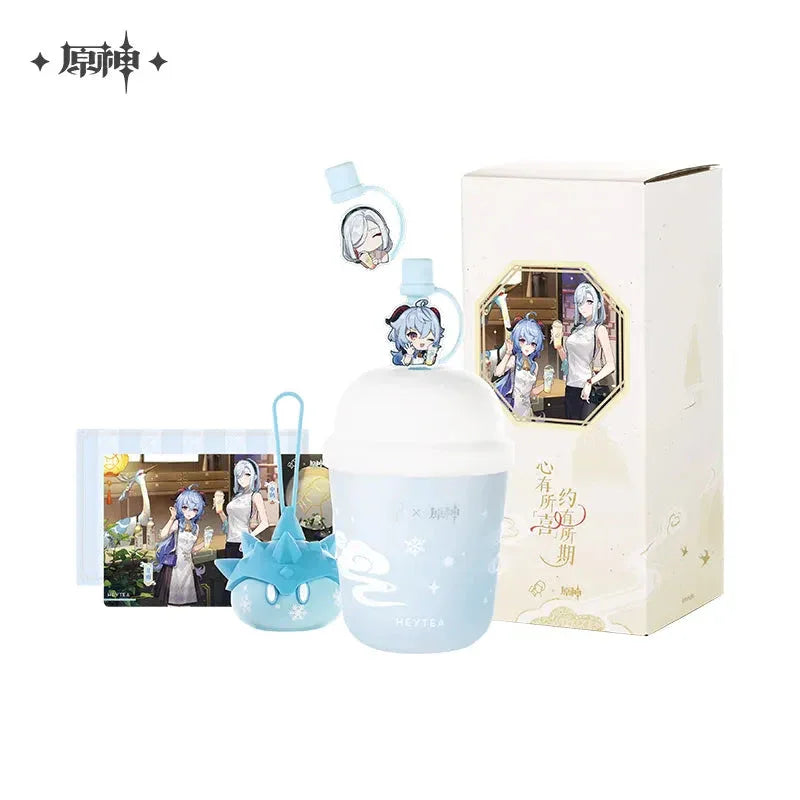 Genshin Impact x HeyTea Series Vol.2 Xin You Suo Xi Cup Set Set ACG Go Anime www.acg-go.com Art Decor, Ganyu, Shenhe