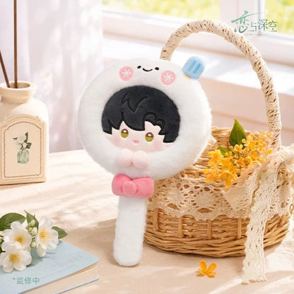 Love and Deepspace Linkon Forest Breath Series Handheld Plush Make Up Mirror