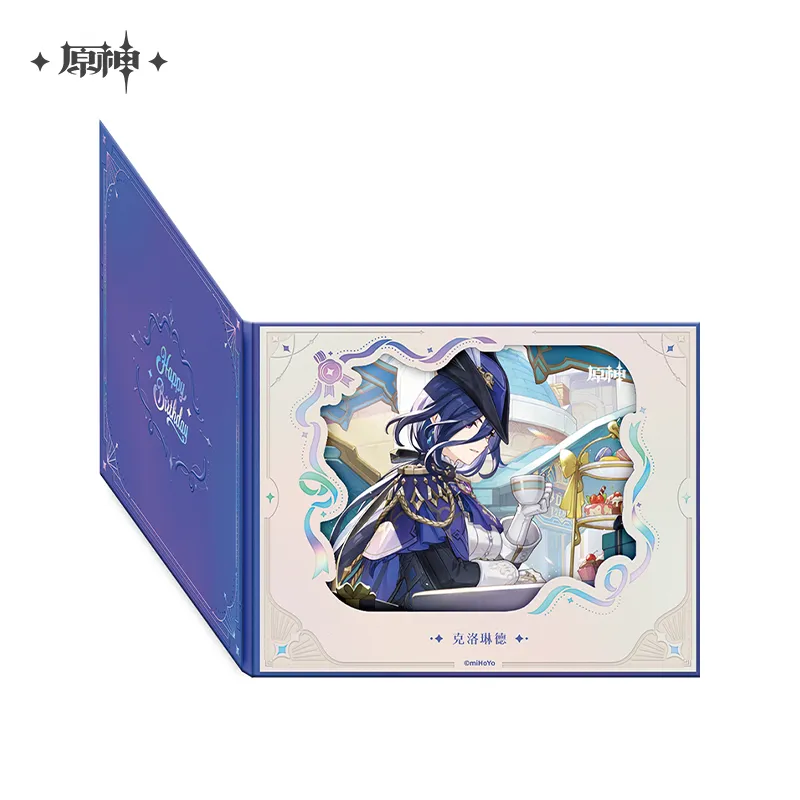 Genshin Impact The Day of Destiny Series Flip Page Window Shikishi Cardboard 2025