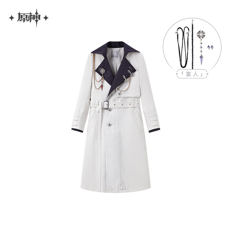 Frost and Flame Series Fatui Harbinger Impression Long Coat