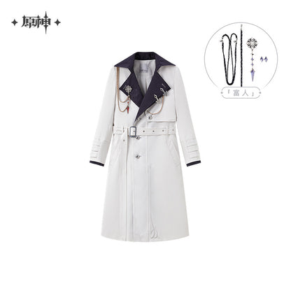 Frost and Flame Series Fatui Harbinger Impression Long Coat