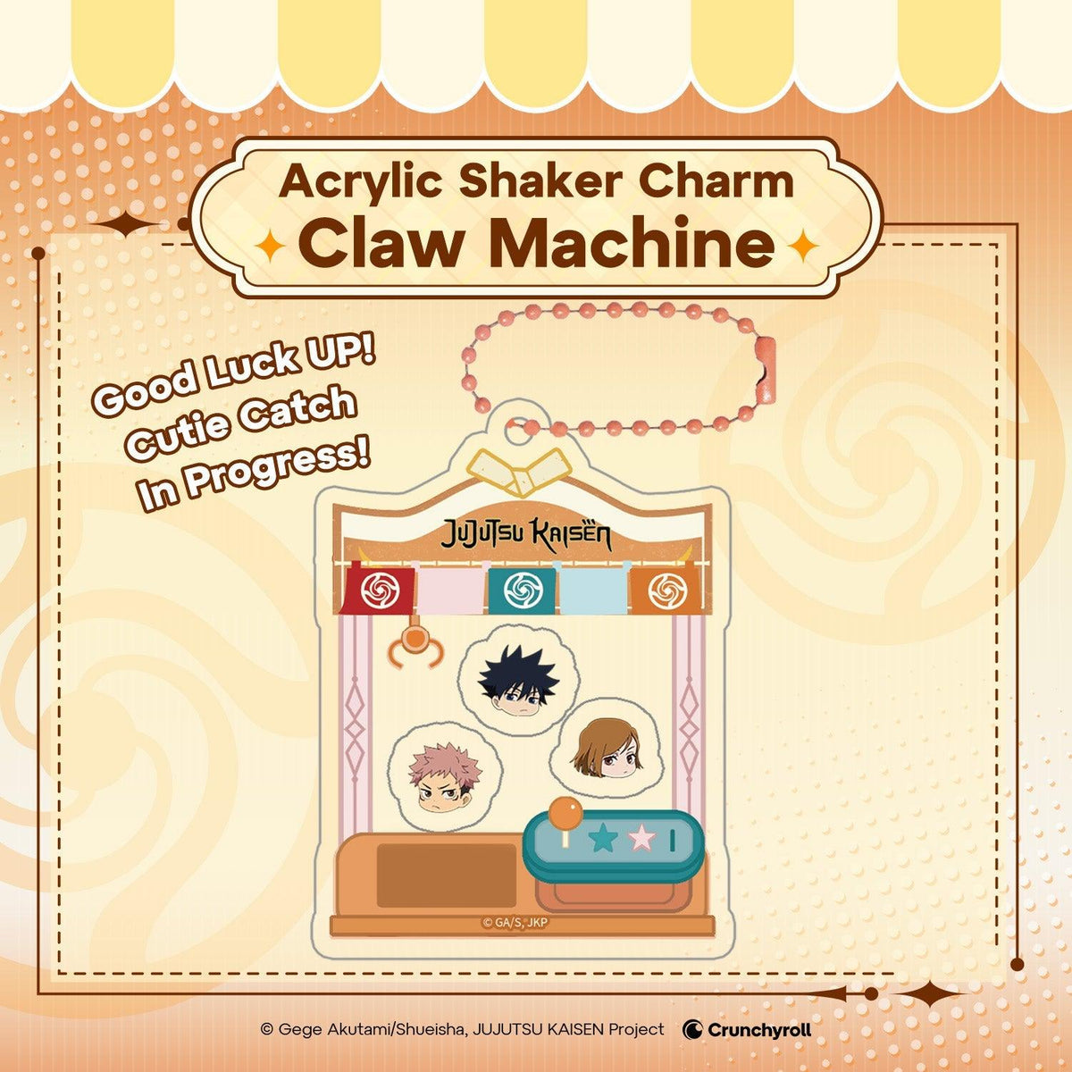 Jujutsu Kaisen Acrylic Shaker Keychain Television/ Claw Machine