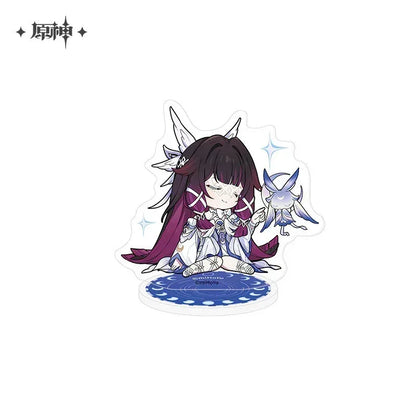 Genshin Impact Columbina Blessing of the Welkin Moon Series Merch Magnet Stand B ACG Go Anime www.acg-go.com Art Decor, Badge, Columbina, Genshin Impact, Stand