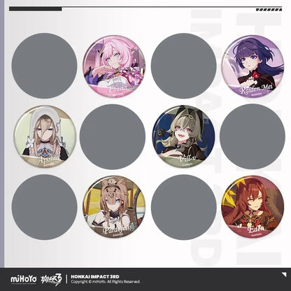 CG Series Badge Mystery Box Vol.1 Honkai Impact 3rd Random One ACG Go Anime www.acg-go.com Aponia, Badge, Eden, Elysia, Griseo, Honkai Impact 3rd, Hua, Kalpas, Mobius, Mystery Box, Pardofelis, Raiden Mei, Vill-V
