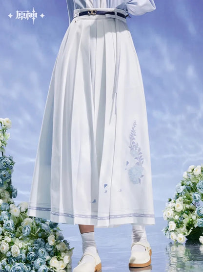 Kamisato Ayato Theme Impression Series Long Pleated Skirt