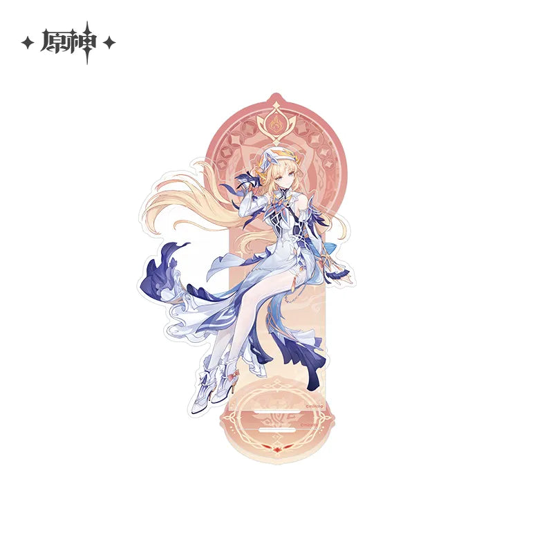 Genshin Impact The Noise and Silence in the Heart Series Badge & Stand Nicole
