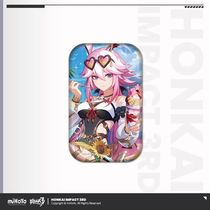 Birthday Greeting Series Tinplate Badge Honkai Impact 3rd Yae Sakura ACG Go Anime www.acg-go.com Aponia, Badge, Bronya, Carol, Eden, Elysia, Fu Hua, Honkai Impact 3rd, Li Sushang, Mobius, Murata Himeko, Natasha, Pardofelis, Raiden Mei, Rita, Seele, Shigure Kira, Theresa, Vill-V, Yae Sakura