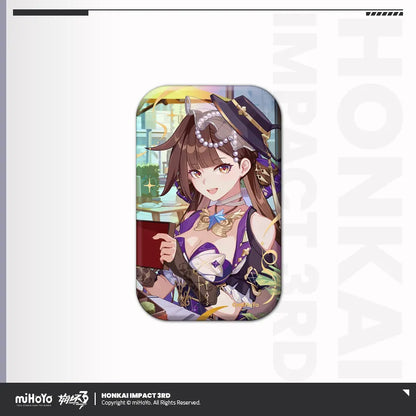 Birthday Greeting Series Tinplate Badge Honkai Impact 3rd