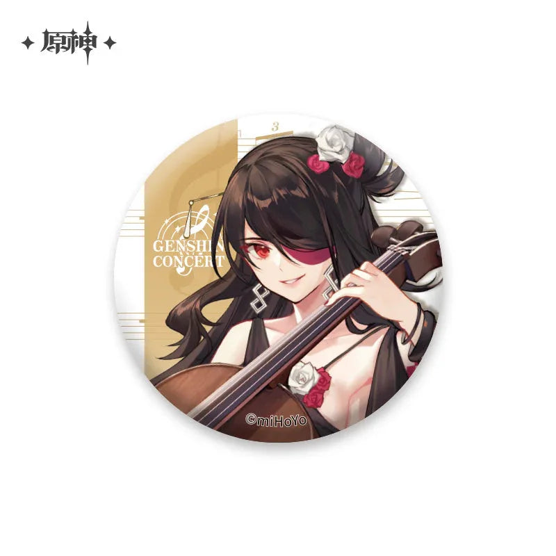 Melodies of an Endless Journey Character Series Badge Genshin Impact Beidou ACG Go Anime www.acg-go.com Badge, Barbara, Beidou, Diluc, Kaeya, Klee, Ningguang, Qiqi, Venti, Xiangling