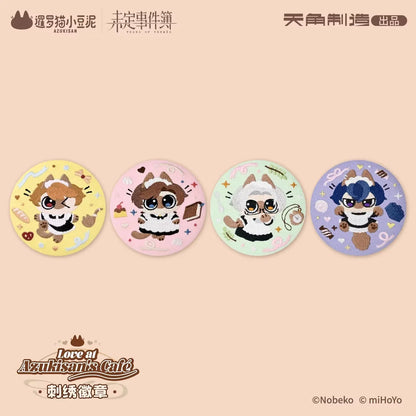 Tears of Themis Love at Azukisan's Café Series Embroidered Badge Luke Pearce ACG Go Anime www.acg-go.com Artem Wing, Badge, Luke Pearce, Marius von Hagen, Tears of Themis, Vyn Richter