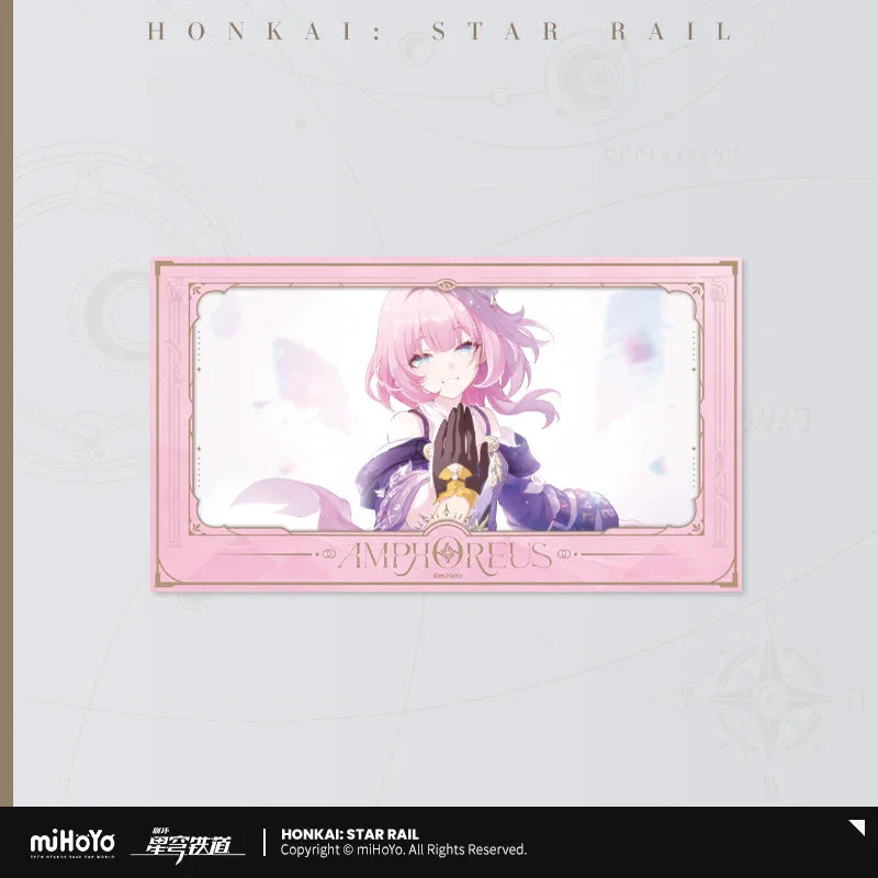 The Memories We Share Series Imitation Film Card Honkai: Star Rail Cyrene (Stelle) ACG Go Anime www.acg-go.com Anaxa, Art Decor, Castorice, Cyrene, Honkai: Star Rail, Hyacine, Hysilens, Mydei, Phainon