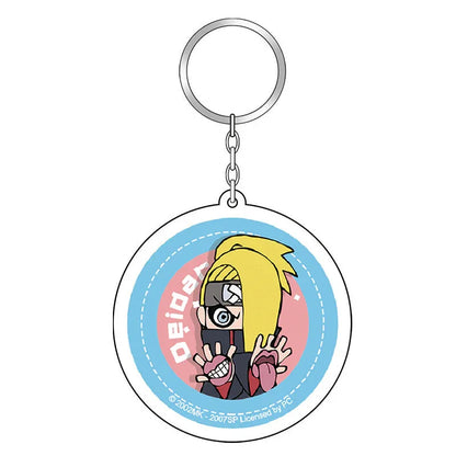 Keychain (Circle) Naruto Deidara ACG Go Anime www.acg-go.com Hatake Kakashi, Naruto Uzumaki, Pendant & Keychain, Sasuke Uchiha