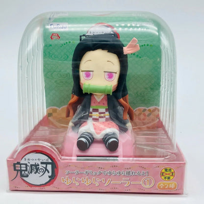 Solar Energy Shaking Mini Figure Vol.1 Demon Slayer: Kimetsu No Yaiba Nezuko Kamado ACG Go Anime www.acg-go.com Figure, Nezuko Kamado, Tanjiro Kamado