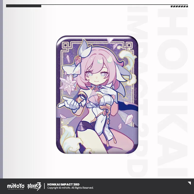 A Life of Luck Series Tinplate Badge Honkai Impact 3rd Elysia ACG Go Anime www.acg-go.com Ai-Chan, Badge, Bronya, Elysia, Fu Hua, Griseo, Herrscher of Sentience, Honkai Impact 3rd, Kiana, Raiden Mei, Seele