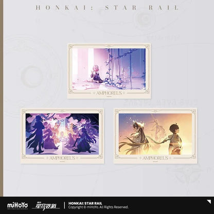 The Memories We Share Series Grating Laser Collection Card Honkai: Star Rail Flowers of Memory ACG Go Anime www.acg-go.com Acheron, Art Decor, Aventurine