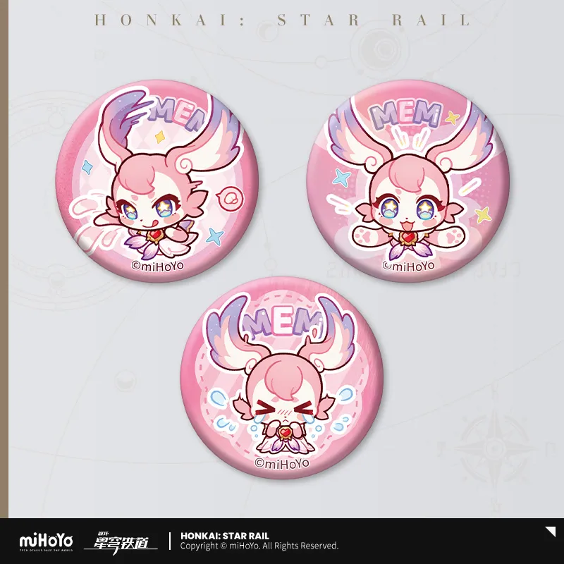 Pom-Pom Exhibition Series Pom-Pom Mini Tinplate Badge Set