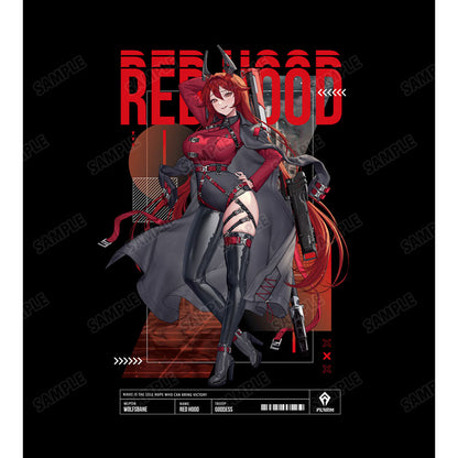 LOVECACAO Illustration Red Hood Tactical Fashion Ver. Unisex BIG Silhouette T-shirt