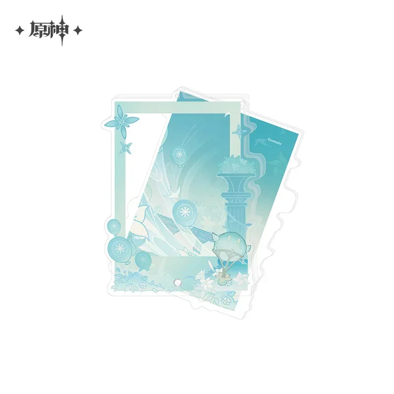 Genshin Impact Theme Series Acrylic Gu Mei Frame Windblume's Breath ACG Go Anime www.acg-go.com Art Decor, Genshin Impact