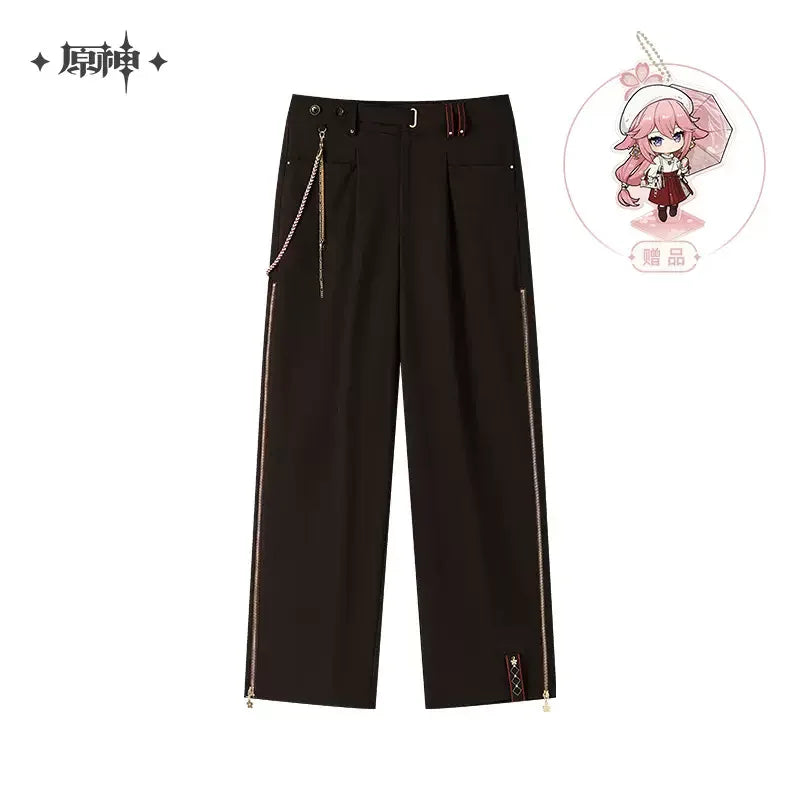 Yae Miko Impression Series Casual Trousers Genshin Impact M ACG Go Anime www.acg-go.com Apparel, Genshin Impact, Trousers, Yae Miko