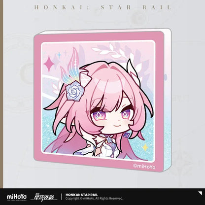 Honkai: Star Rail Pom-Pom Exhibition Series Acrylic Glitter Quicksand Refrigerator Magnets Cyrene ACG Go Anime www.acg-go.com Acheron, Aglaea, Anaxa, Argenti, Art Decor, Aventurine, Blade, Boothill, Cerydra, Cipher, Dan Heng • Imbibitor Lunae, Dr. Ratio, Feixiao, Firefly, Fugue, Hyacine, Hysilens, Jiaoqiu, Jing Yuan, Jingliu, Kafka, Moze, Mydei, Phainon, Pom-Pom, Robin, Sparkle, Sunday, Tribbie