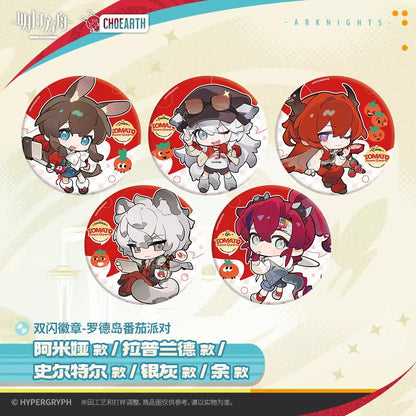 Tomato Joypot Party Series Glittering Shikishi Badge Arknights