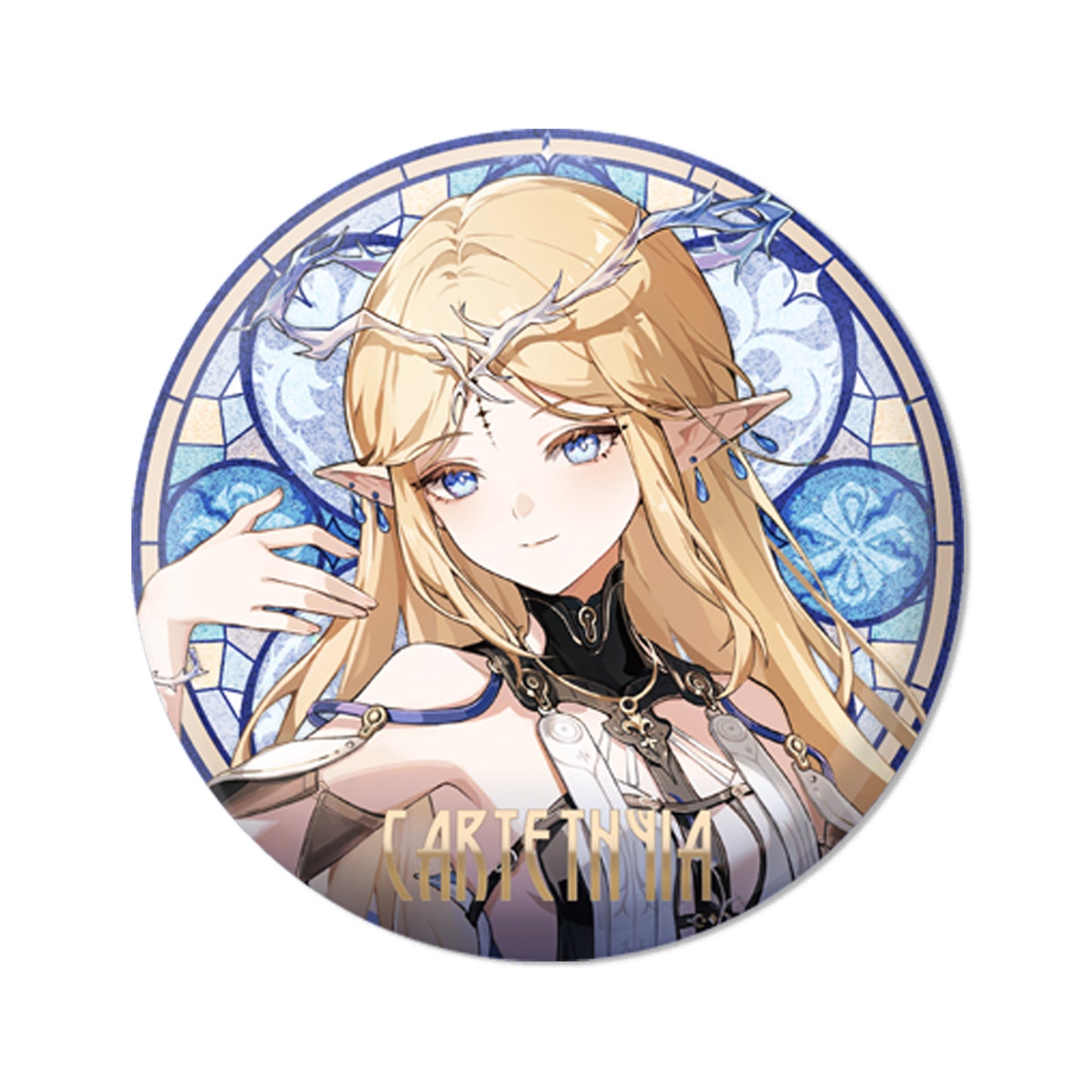 Arcane Reflections Series Cartethyia Lupa Tinplate Badge