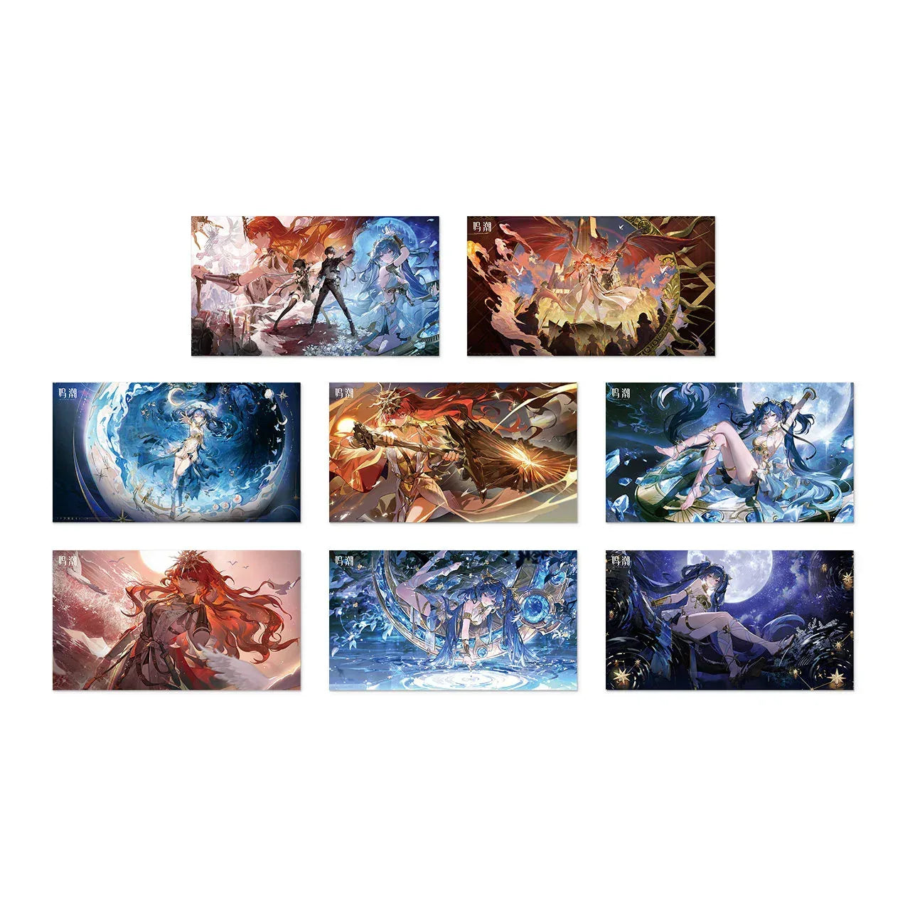 Wuthering Waves Resonator Theme Illustrated Postcard Set A ACG Go Anime www.acg-go.com Postcard, Wuthering Waves