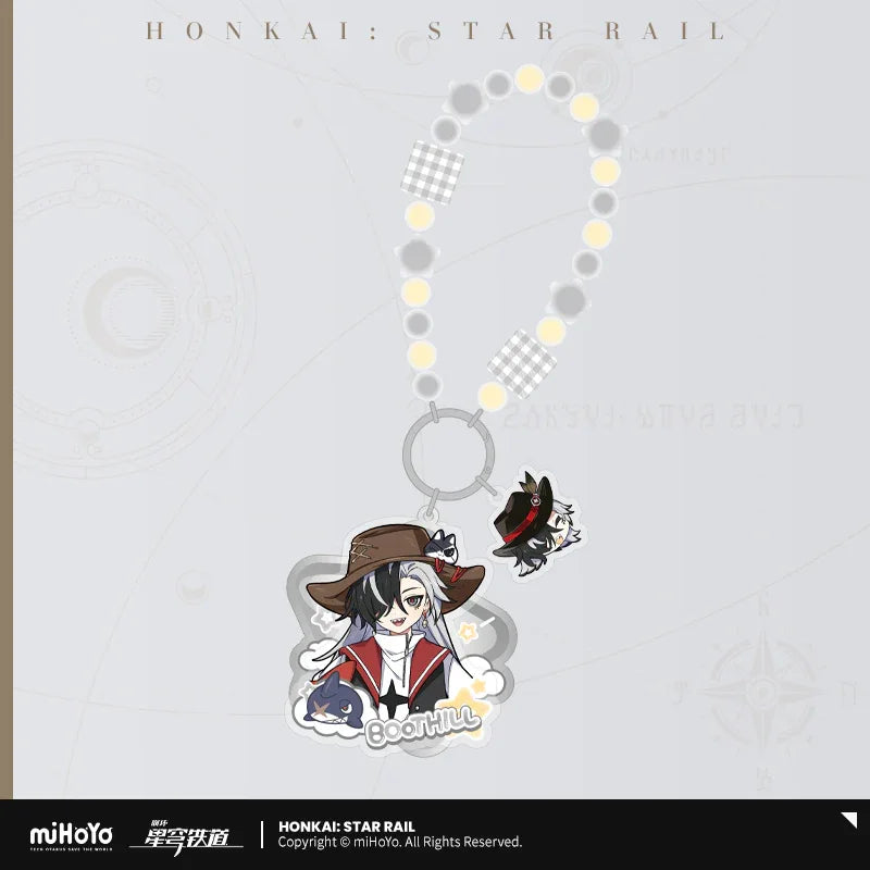 Boys Dormitory Series Acrylic Keychain Honkai: Star Rail Boothill ACG Go Anime www.acg-go.com Blade, Dan Heng, Jing Yuan, Pendant & Keychain, Sunday