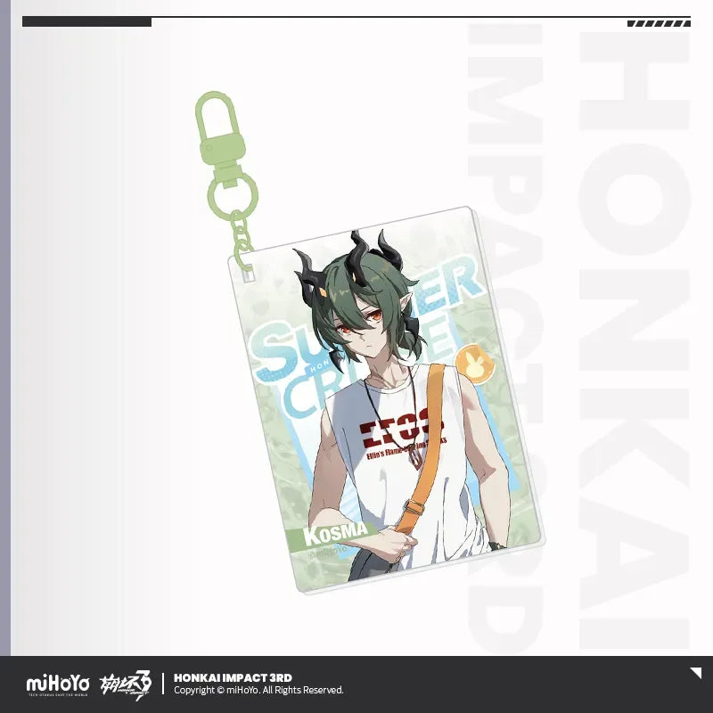 Summer Cruise Series Acrylic Keychain Vol.4 Honkai Impact 3rd Kosma ACG Go Anime www.acg-go.com Aponia, Eden, Elysia, Griseo, Honkai Impact 3rd, Hua, Kalpas, Kevin, Kosma, Mobius, Pardofelis, Pendant & Keychain, Sakura, Su, Vill-V