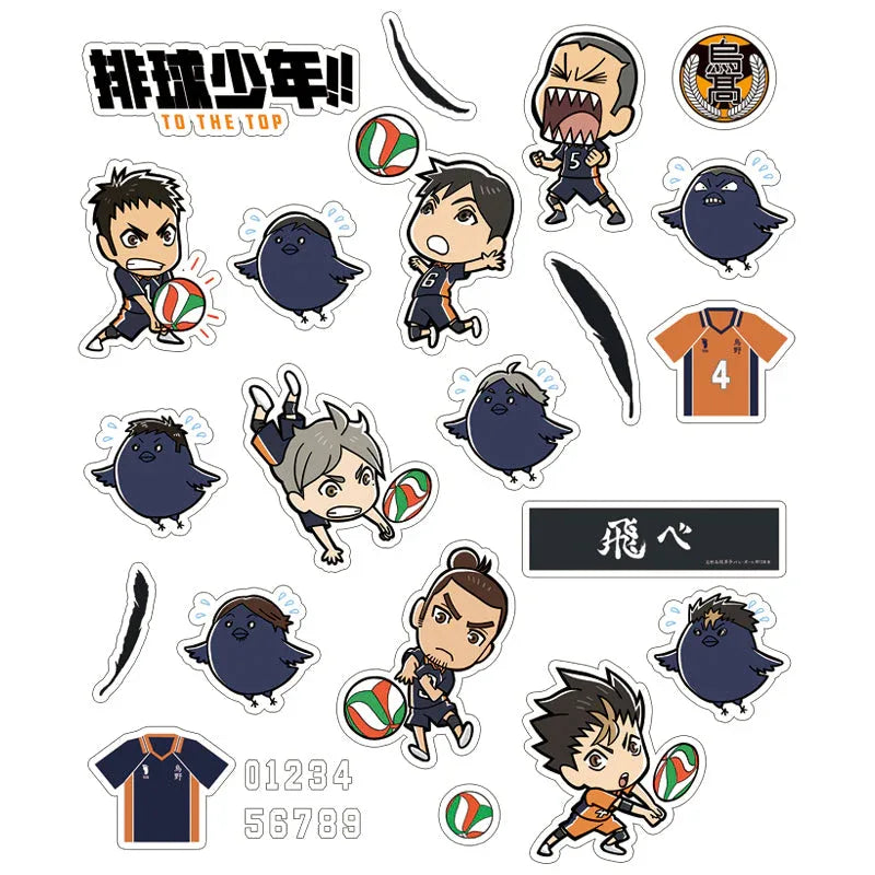 Character Stickers Haikyu!! Karasuno High School ACG Go Anime www.acg-go.com Sticker