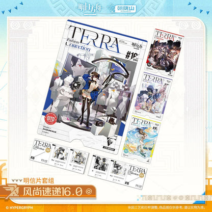 Arknights Terra Fashion Connection 16.0 Series Postcard Set Fashion Connection 16.0 ACG Go Anime www.acg-go.com Arknights, Art Decor, Postcard